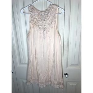 Boutique white high neck dress